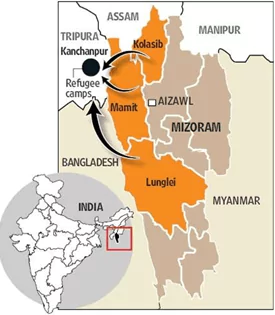 Mizoram Refugee Crisis