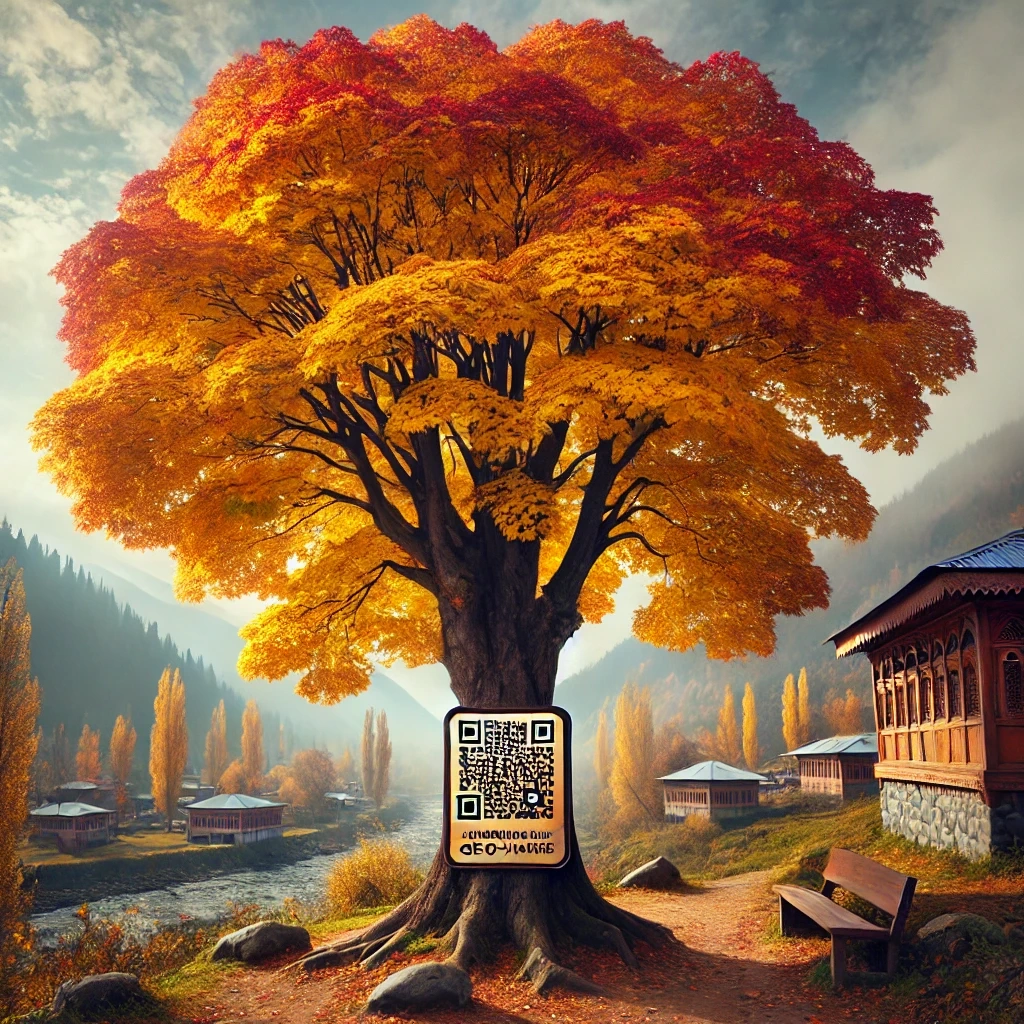 Geo Tagging of Chinar Tree in
                                    Kashmir