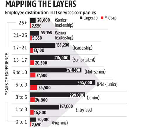 IT Sector - Pyramid to Diamond Model