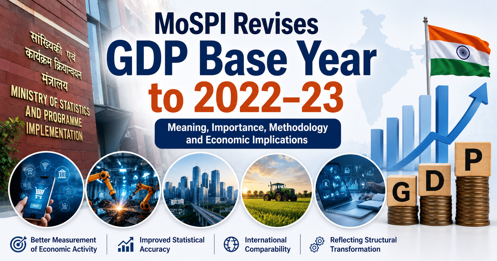 MoSPI Revises GDP Base Year to 2022–23