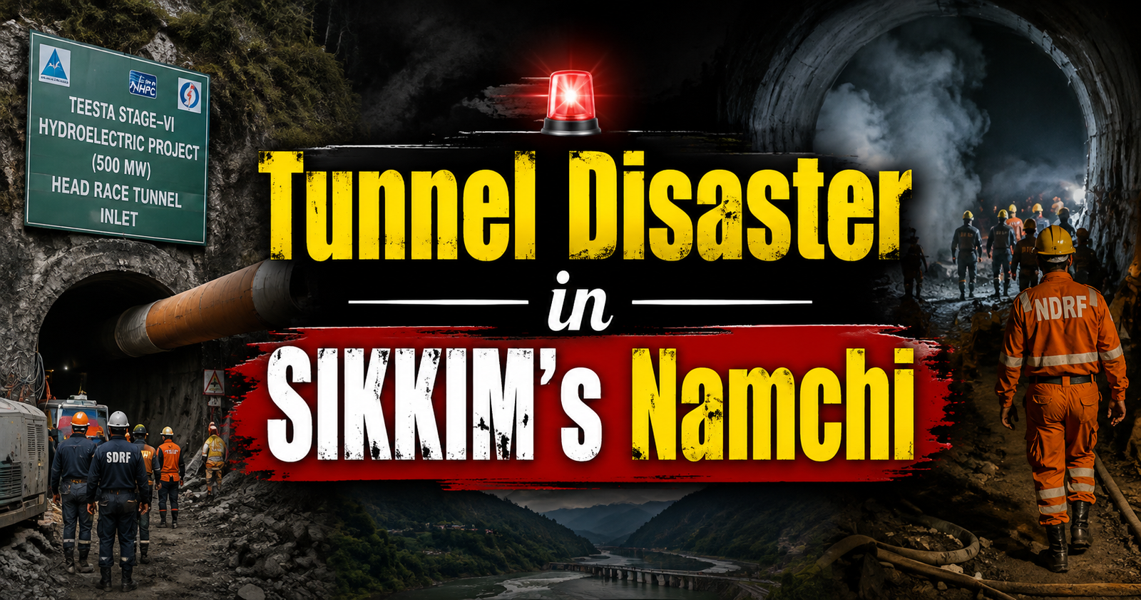 Tunnel Disaster in Namchi of SIKKIM