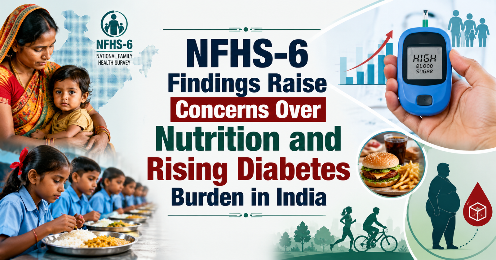 NFHS-6 Findings Raise Concerns Over Nutrition and Rising Diabetes Burden in India