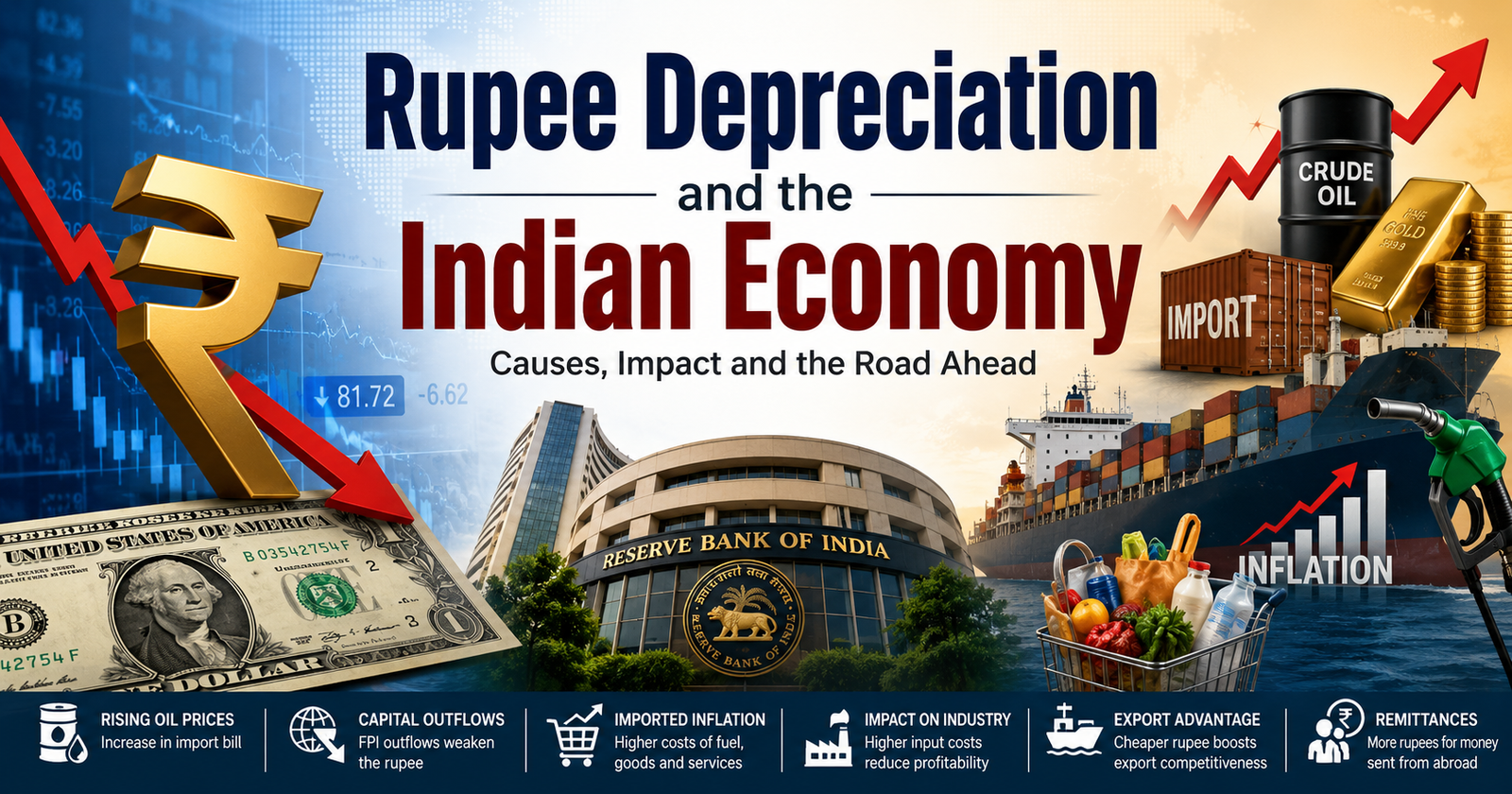 Rupee Depreciation and the Indian Economy 