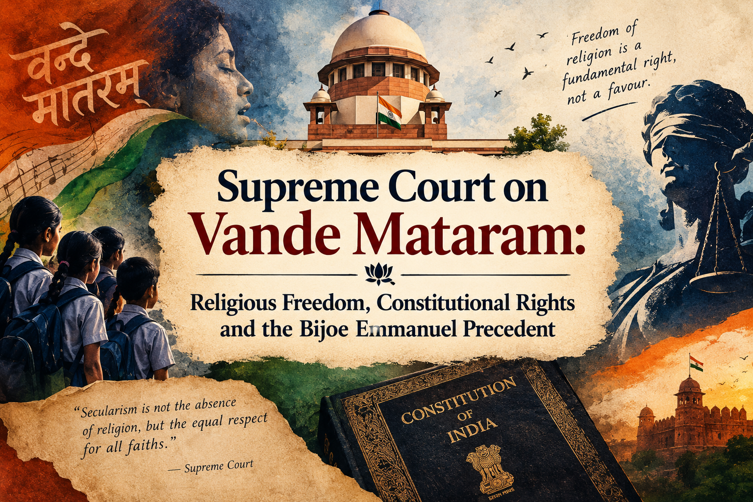 Supreme Court on Vande Mataram: Religious Freedom, Constitutional Rights and the Bijoe Emmanuel Precedent