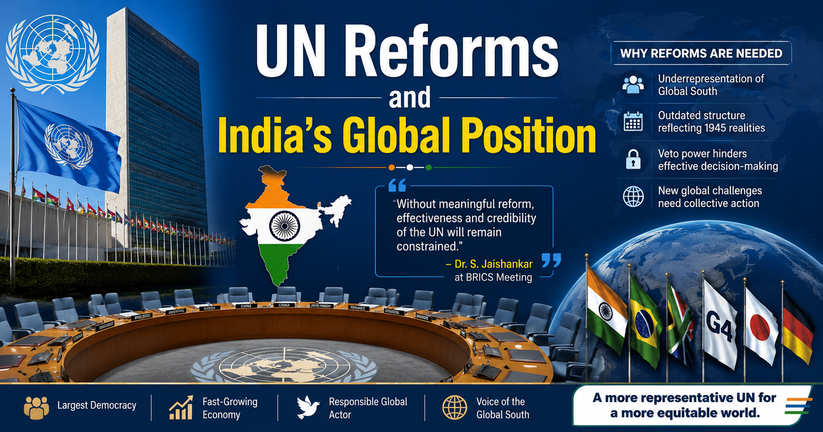 UN Reforms and India’s Global Position 