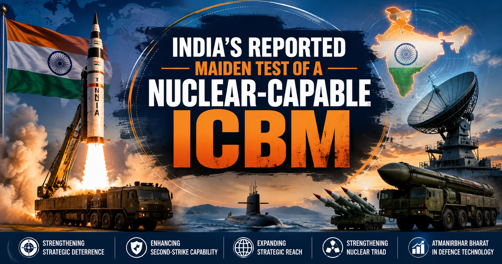 India’s Reported Maiden Test of a Nuclear-Capable ICBM