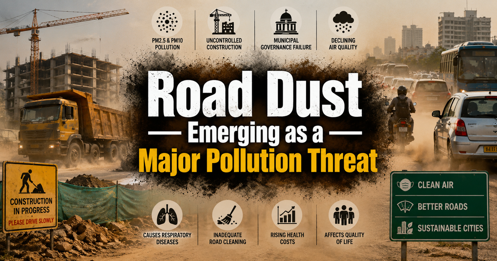 Road Dust Emerging as a Major Pollution Threat