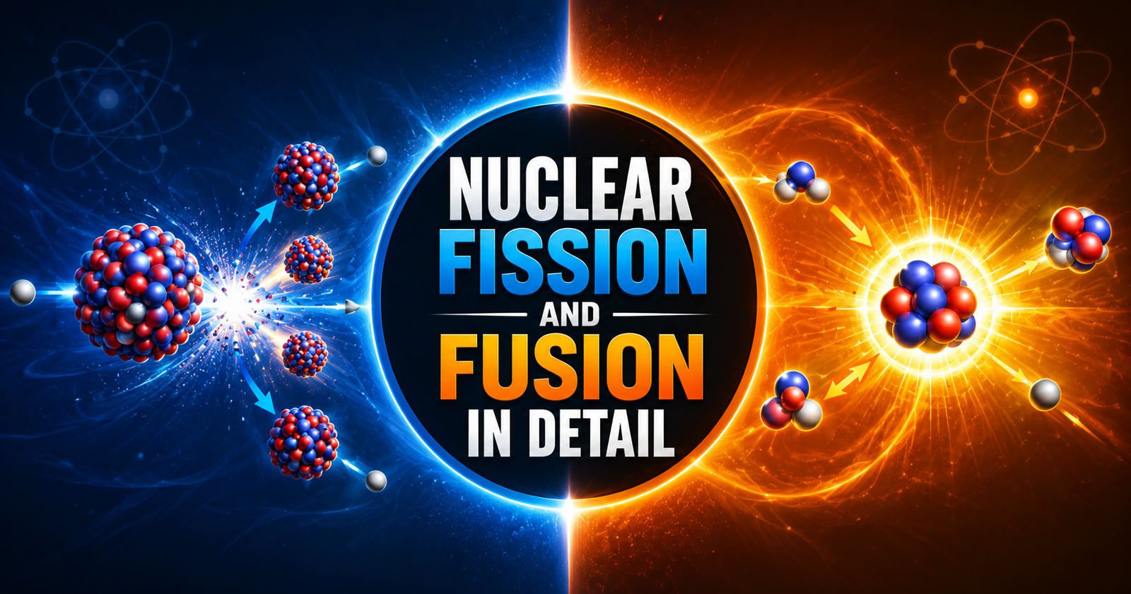 Nuclear Fission and Fusion in Detail