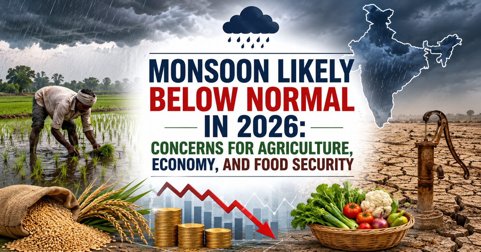 Monsoon Likely Below Normal in 2026