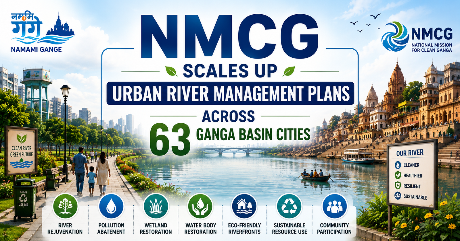 NMCG Scales Up Urban River Management Plans 