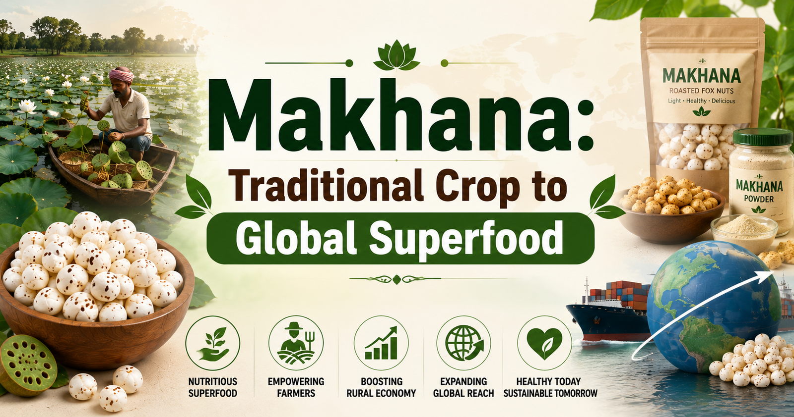 Makhana: Traditional Crop to Global Superfood