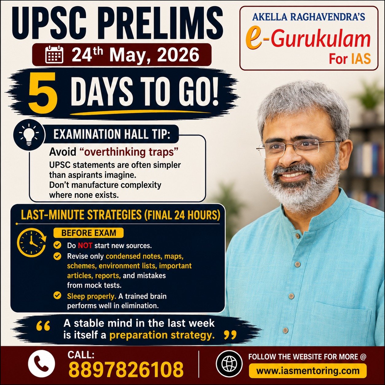 5 Days To Go! Target Prelims 2026