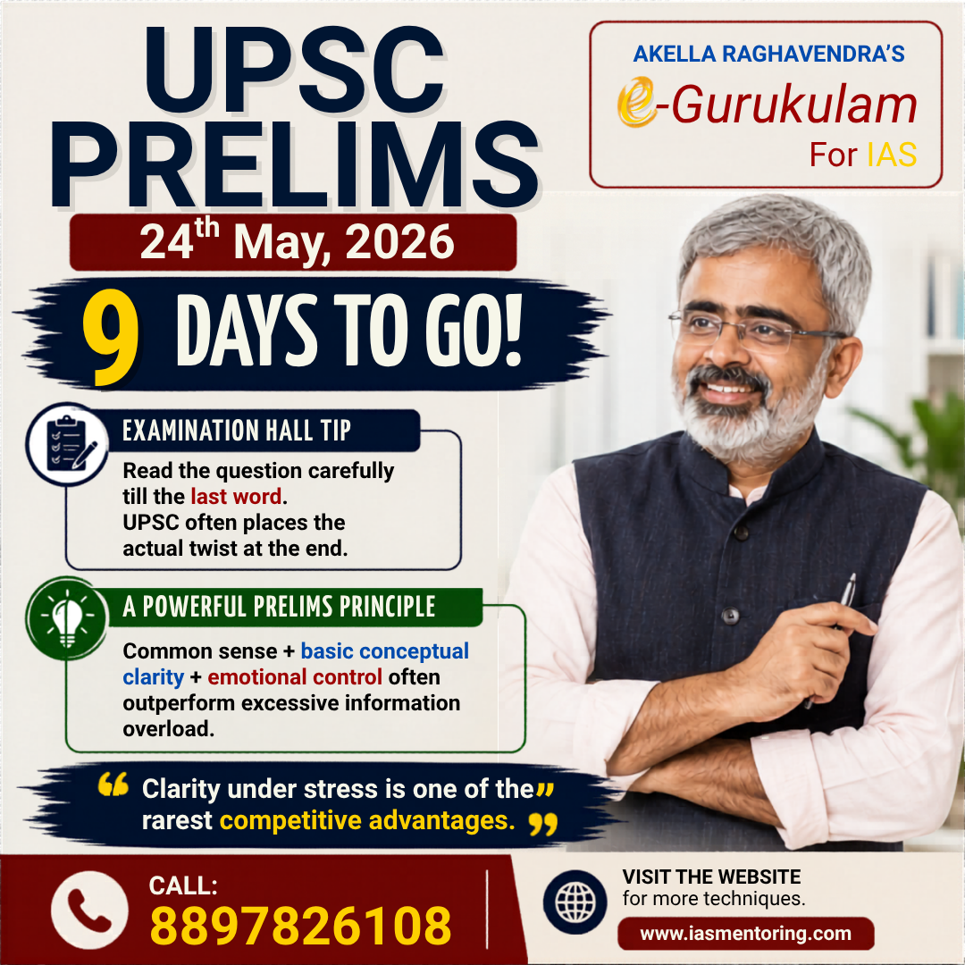 9 Days To Go! Target Prelims 2026